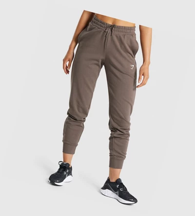 Pantalones Jogger Gymshark Entrenamiento Mujer Marrom | XQZAJRE-56