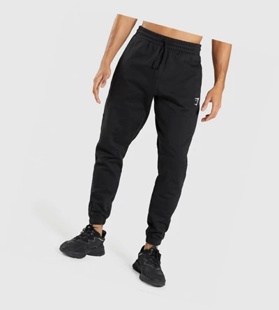 Pantalones Jogger Gymshark Essential Oversized Hombre Negros | FAEMPNB-83