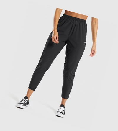 Pantalones Jogger Gymshark Maximise Pista Mujer Negros | NXBOEWJ-67