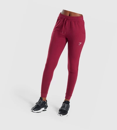 Pantalones Jogger Gymshark Pippa Entrenamiento Mujer Vino | HJIETNF-50