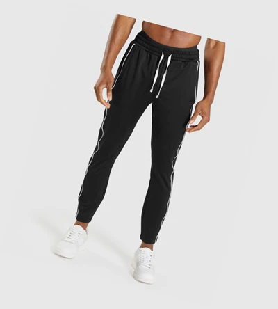 Pantalones Jogger Gymshark Recess Hombre Negros Blancos | XSHIOGD-81