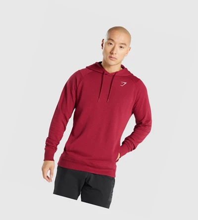 Sudadera Con Capucha Gymshark Bold Hombre Vino | OUNBWQT-42