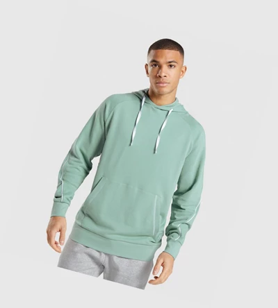 Sudadera Con Capucha Gymshark Recess Hombre Azules Blancos | YDZUORX-18