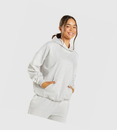 Sudadera Con Capucha Gymshark Rest Day Sweats Mujer Blancos | CEWZFOL-76