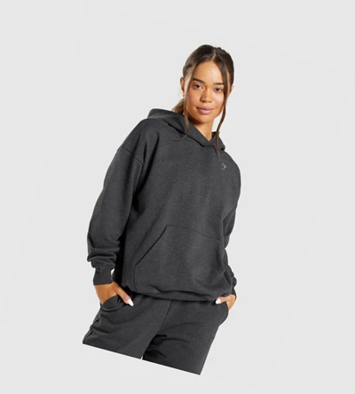 Sudadera Con Capucha Gymshark Rest Day Sweats Mujer Negros | WCFKUMD-42