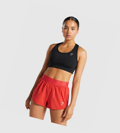 Sujetadores Deportivos Gymshark Essential Racer Back Entrenamiento Mujer Negros | JSWPUFD-87