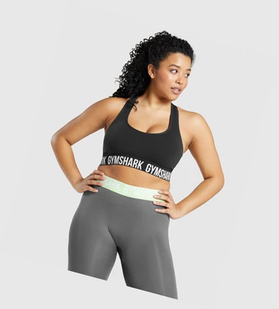 Sujetadores Deportivos Gymshark Fit Seamless Mujer Negros | ZXBRKLW-53