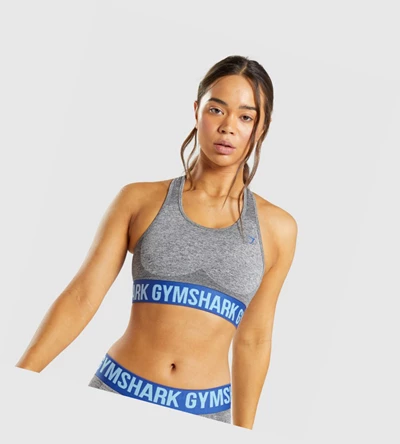 Sujetadores Deportivos Gymshark Flex Mujer Grises | ONJTVCH-43