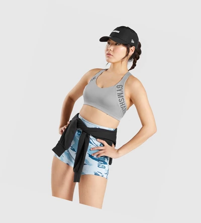 Sujetadores Deportivos Gymshark GS Power Mujer Grises | JIDKUMQ-10