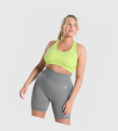 Sujetadores Deportivos Gymshark Vital Seamless 2.0 Mujer Amarillos | AIJSQEG-12