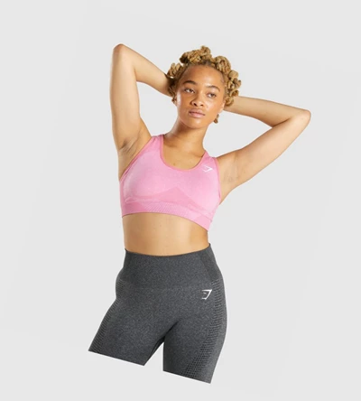 Sujetadores Deportivos Gymshark Vital Seamless 2.0 Mujer Rosas | MNJSVTW-17