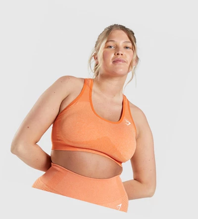 Sujetadores Deportivos Gymshark Vital Seamless 2.0 Mujer Albaricoque Naranjas | SFZGPXA-34