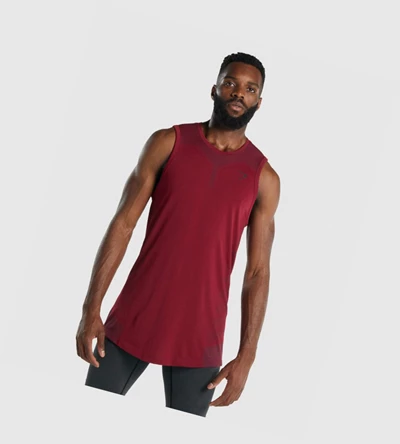 Camiseta Tirantes Gymshark 315 Hombre Vino | KRXDYLT-61