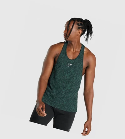 Camiseta Tirantes Gymshark Critical 2.0 Hombre Verdes Oscuro | MOAGKHX-40