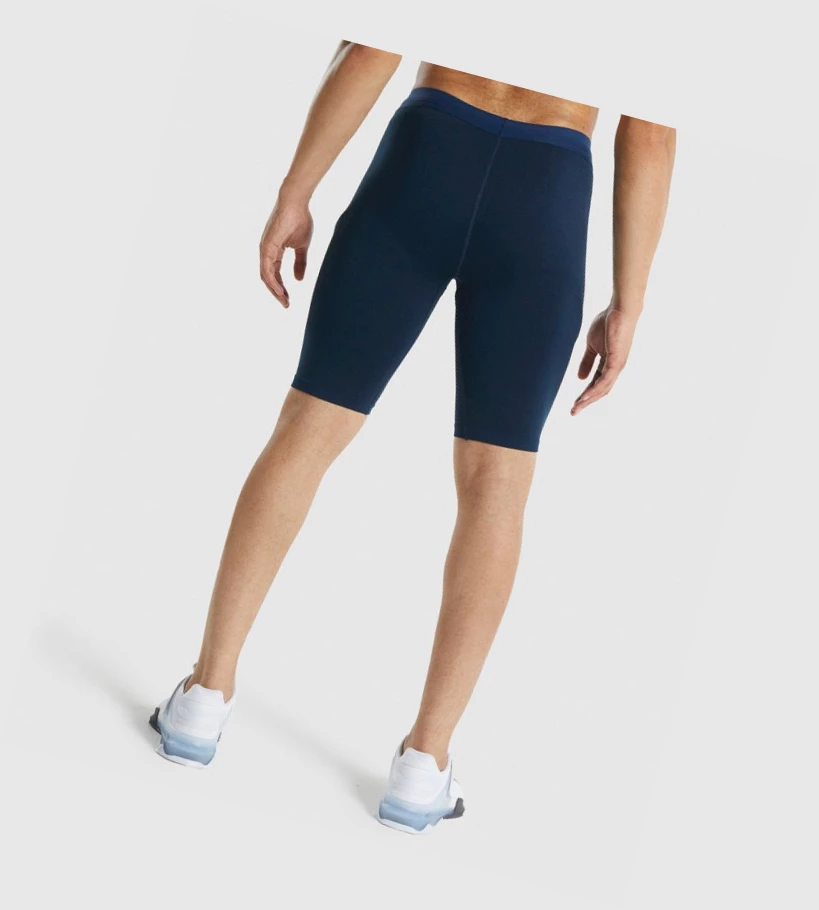 Bermudas Gymshark 315 1/2 Tight Hombre Azul Marino | OTVZMSY-14