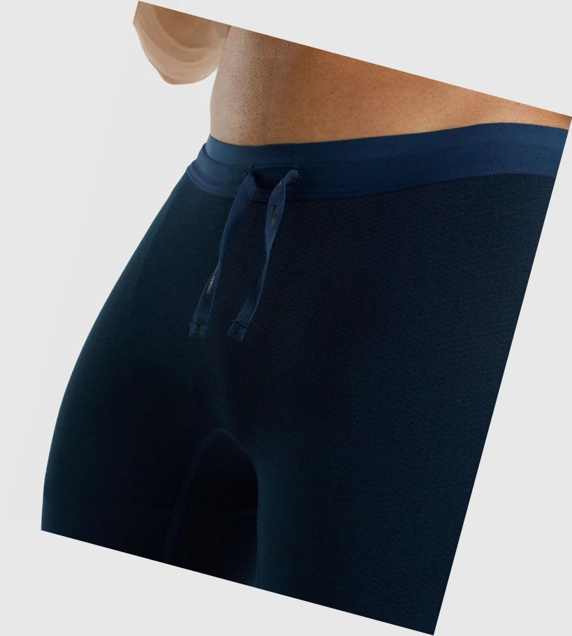 Bermudas Gymshark 315 1/2 Tight Hombre Azul Marino | OTVZMSY-14