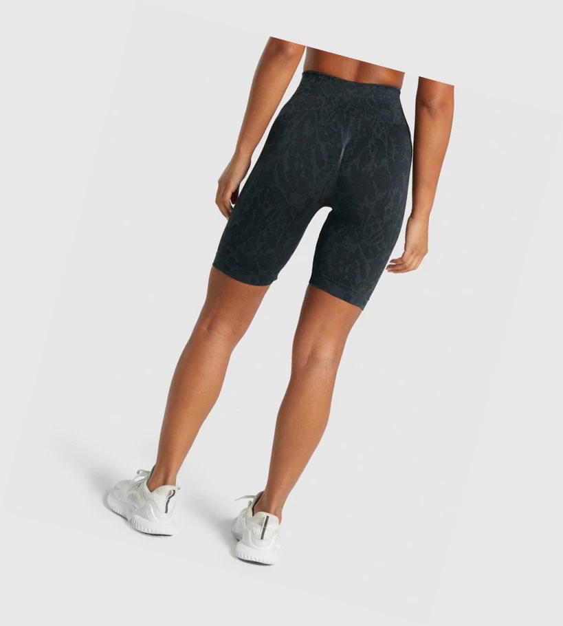 Bermudas Gymshark Adapt Animal Seamless Cycling Mujer Negros | OXTFYUG-41