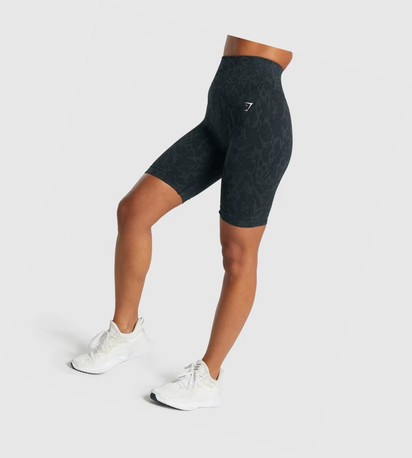 Bermudas Gymshark Adapt Animal Seamless Cycling Mujer Negros | OXTFYUG-41