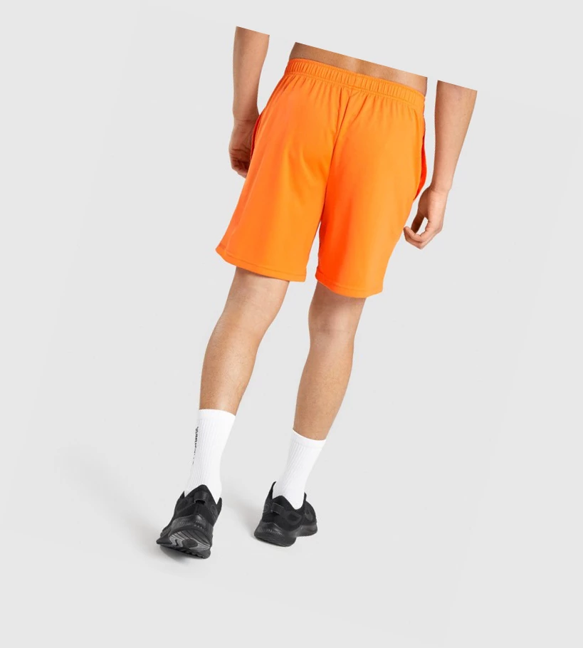 Bermudas Gymshark Arrival De Punto Hombre Naranjas | KGUMNVH-18