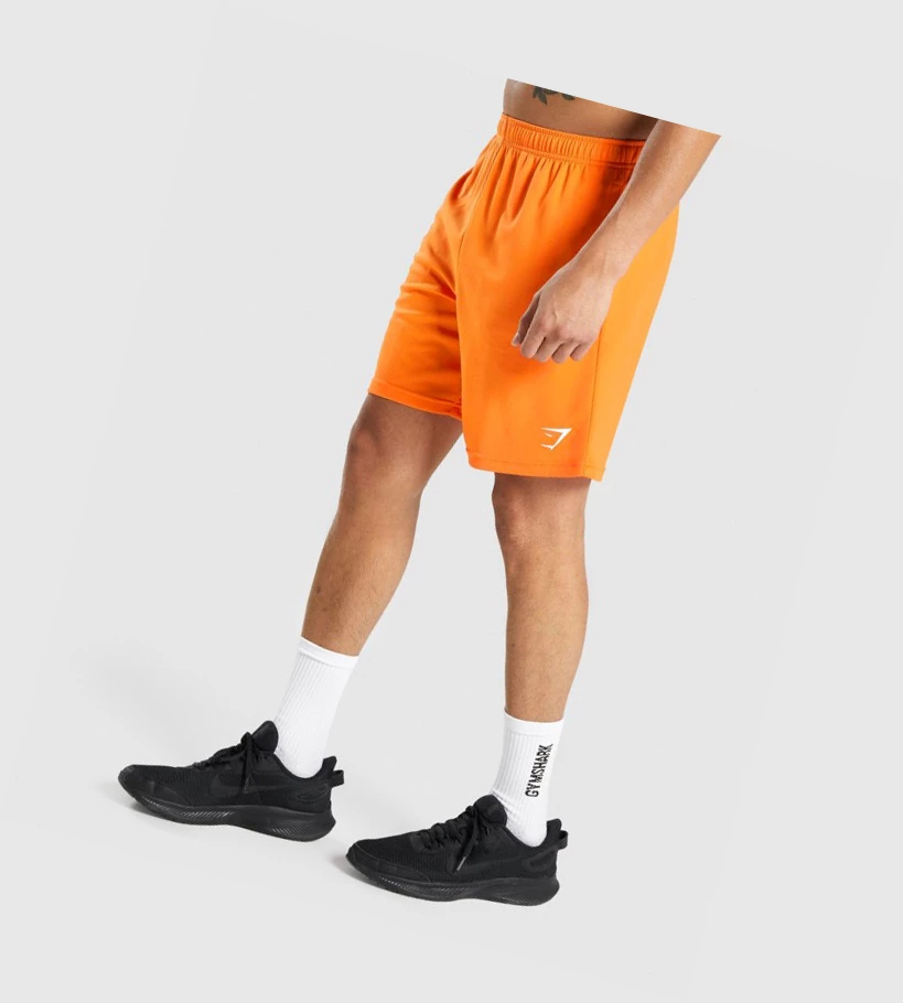 Bermudas Gymshark Arrival De Punto Hombre Naranjas | KGUMNVH-18