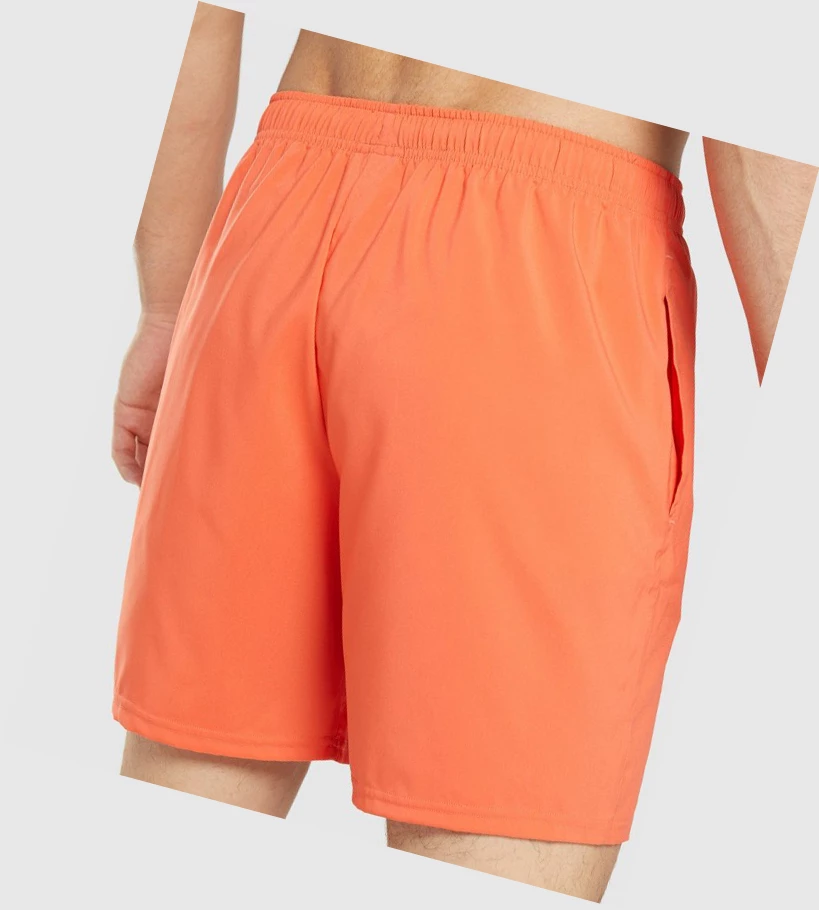 Bermudas Gymshark Arrival Hombre Naranjas | NGZXOBT-16