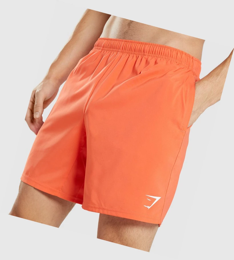 Bermudas Gymshark Arrival Hombre Naranjas | NGZXOBT-16