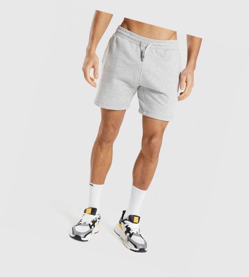 Bermudas Gymshark Crest Hombre Grises Claro | JEHXBQV-49