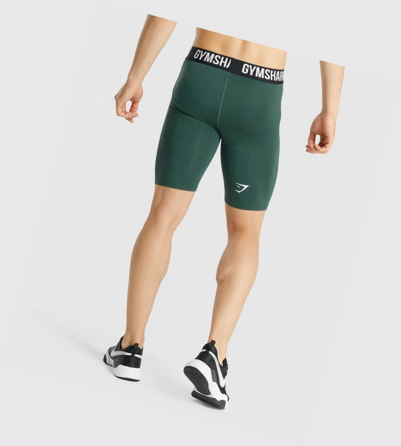 Bermudas Gymshark Element Baselayer Hombre Verdes Oscuro | FNUQVLJ-67