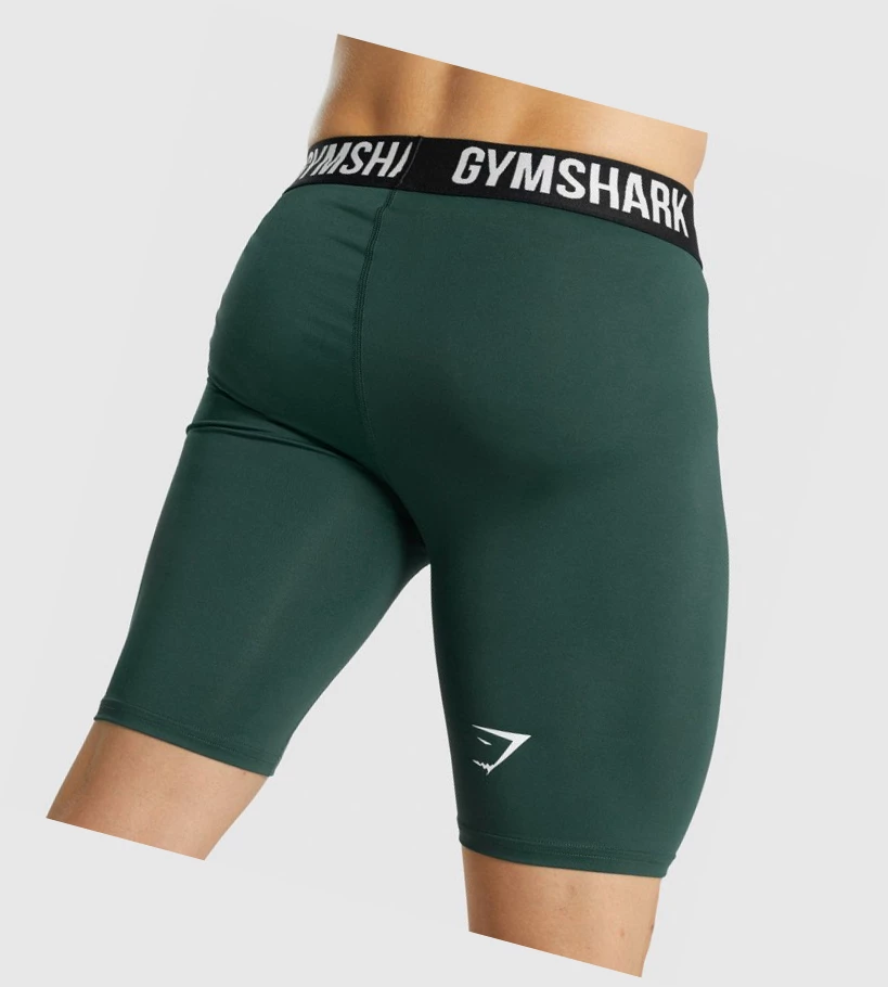 Bermudas Gymshark Element Baselayer Hombre Verdes Oscuro | FNUQVLJ-67