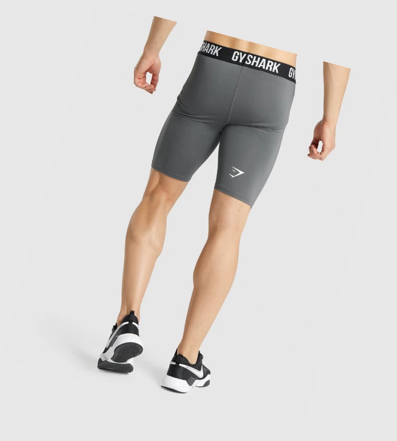 Bermudas Gymshark Element Baselayer Hombre Grises | GQOFJDH-68