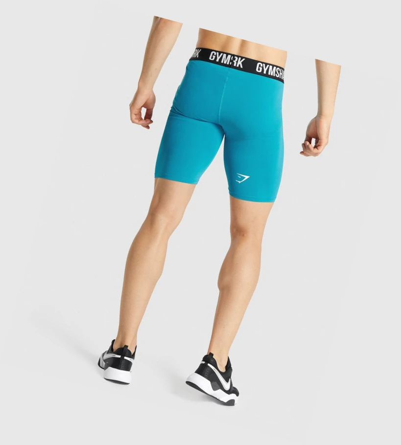 Bermudas Gymshark Element Baselayer Hombre Azules | HJYZLSD-87