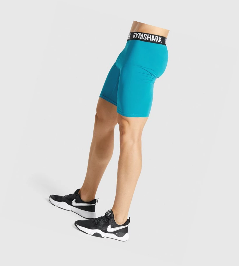 Bermudas Gymshark Element Baselayer Hombre Azules | HJYZLSD-87