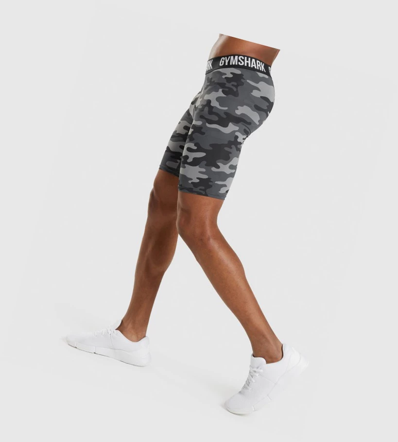 Bermudas Gymshark Element Baselayer Hombre Grises | ITAXYEO-16