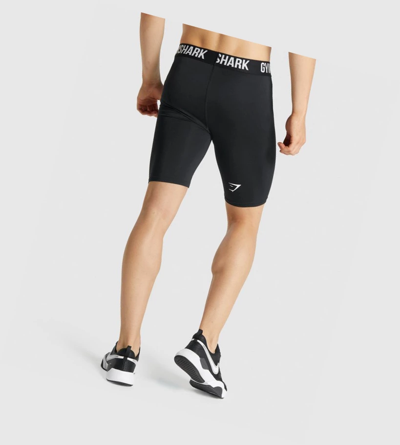 Bermudas Gymshark Element Baselayer Hombre Negros | XUQRTZE-53