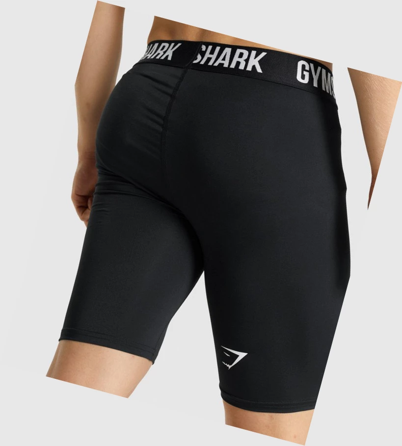 Bermudas Gymshark Element Baselayer Hombre Negros | XUQRTZE-53