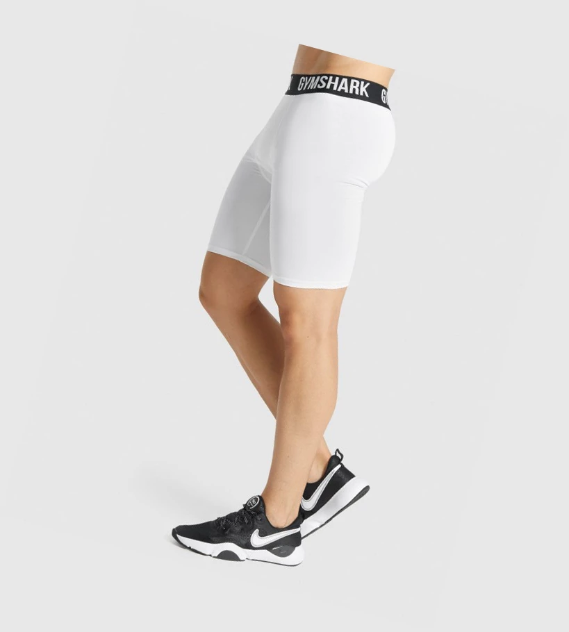 Bermudas Gymshark Element Baselayer Hombre Blancos | ZDILQFH-56