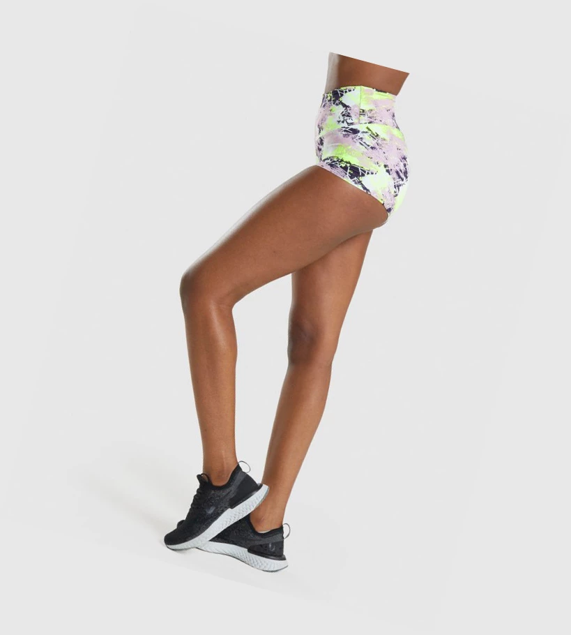 Bermudas Gymshark Entrenamiento Corta Length Mujer Camuflados | LNTCMZS-32