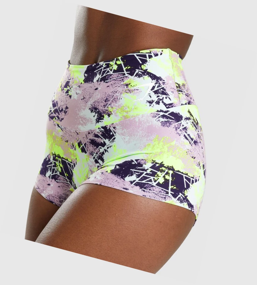 Bermudas Gymshark Entrenamiento Corta Length Mujer Camuflados | LNTCMZS-32