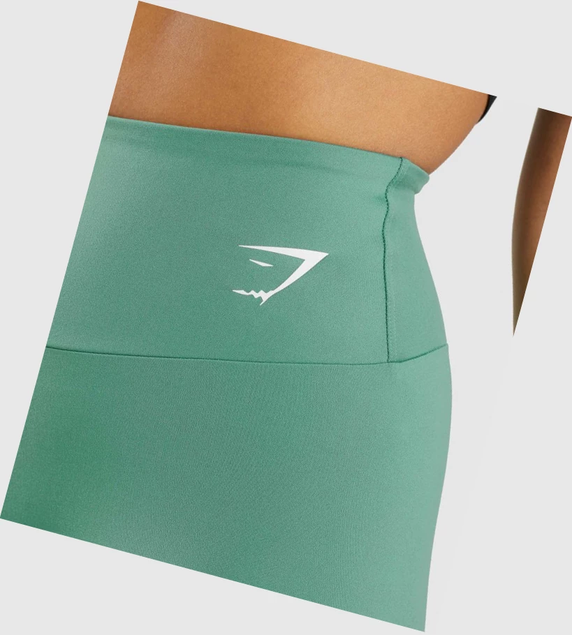 Bermudas Gymshark Entrenamiento Cycling Mujer Verdes | BOYVXHG-82