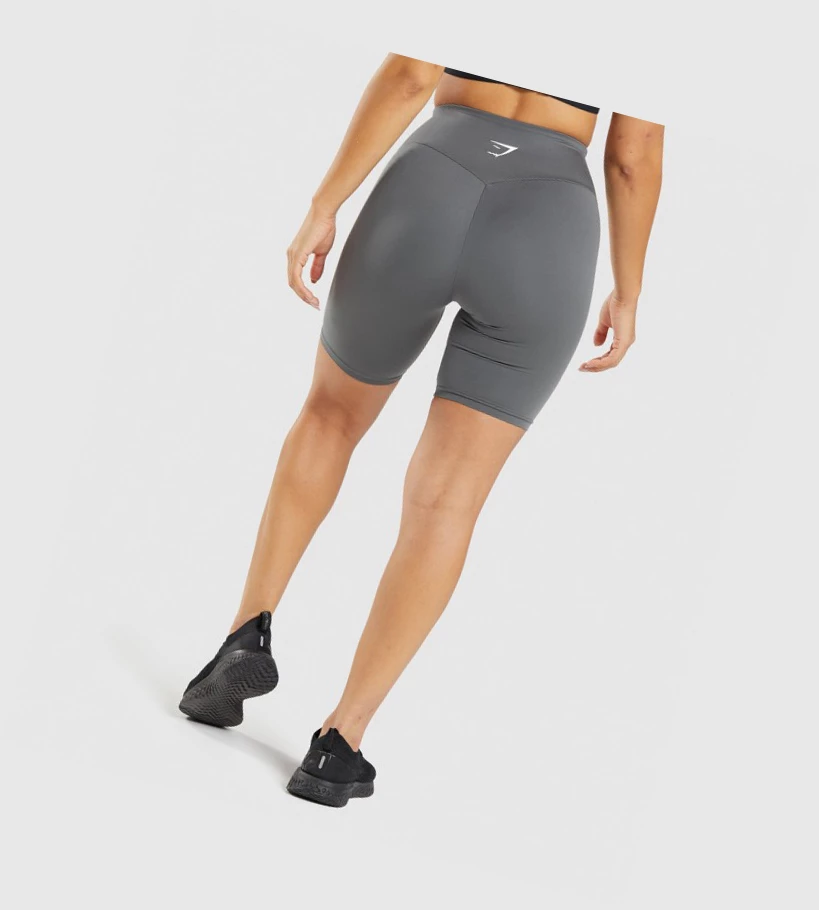 Bermudas Gymshark Entrenamiento Cycling Mujer Grises | BSYXEAM-60