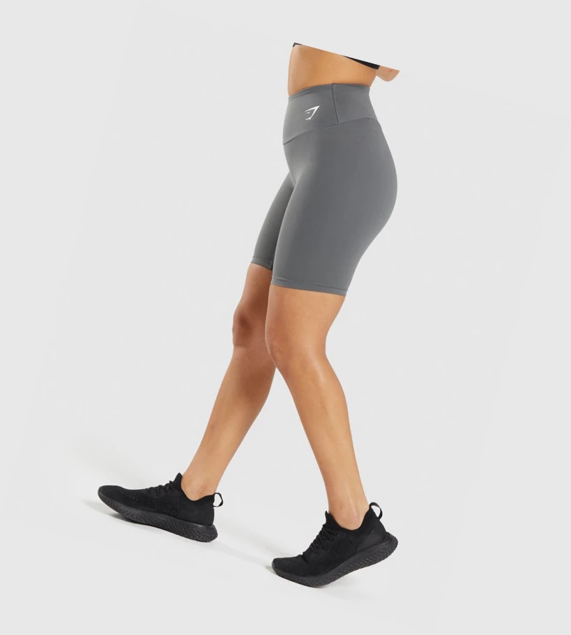 Bermudas Gymshark Entrenamiento Cycling Mujer Grises | BSYXEAM-60