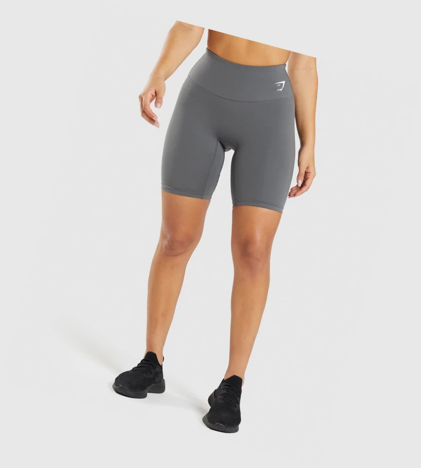 Bermudas Gymshark Entrenamiento Cycling Mujer Grises | BSYXEAM-60