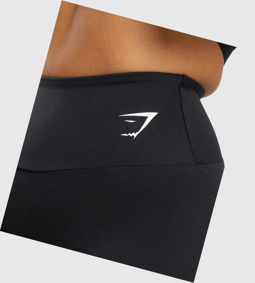 Bermudas Gymshark Entrenamiento Cycling Mujer Negros | OTIXCAS-36