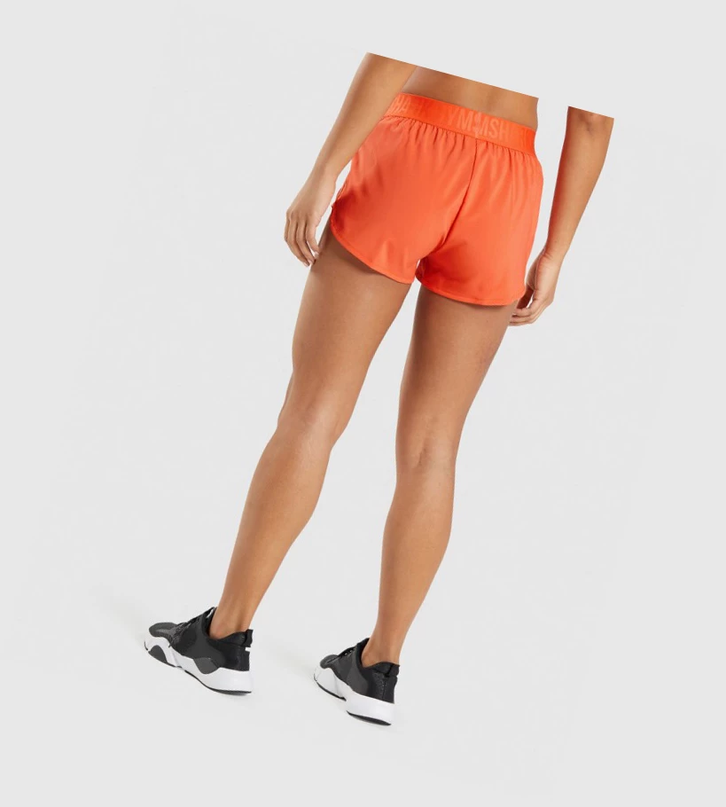 Bermudas Gymshark Entrenamiento Loose Fit Mujer Naranjas | ENYTVRZ-46