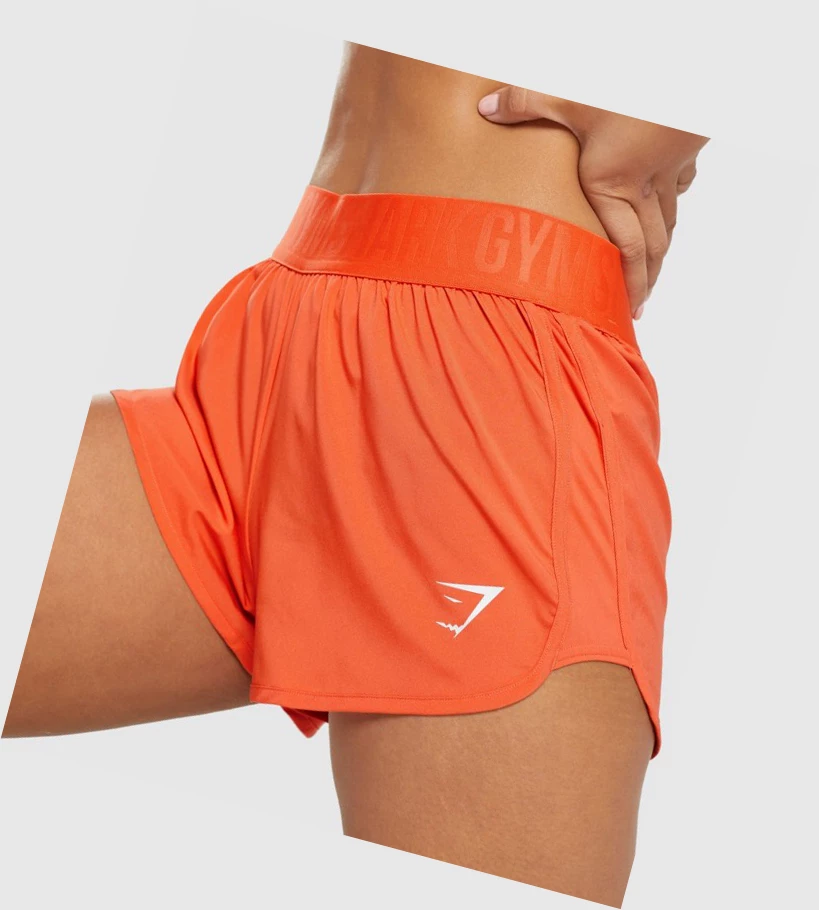 Bermudas Gymshark Entrenamiento Loose Fit Mujer Naranjas | ENYTVRZ-46