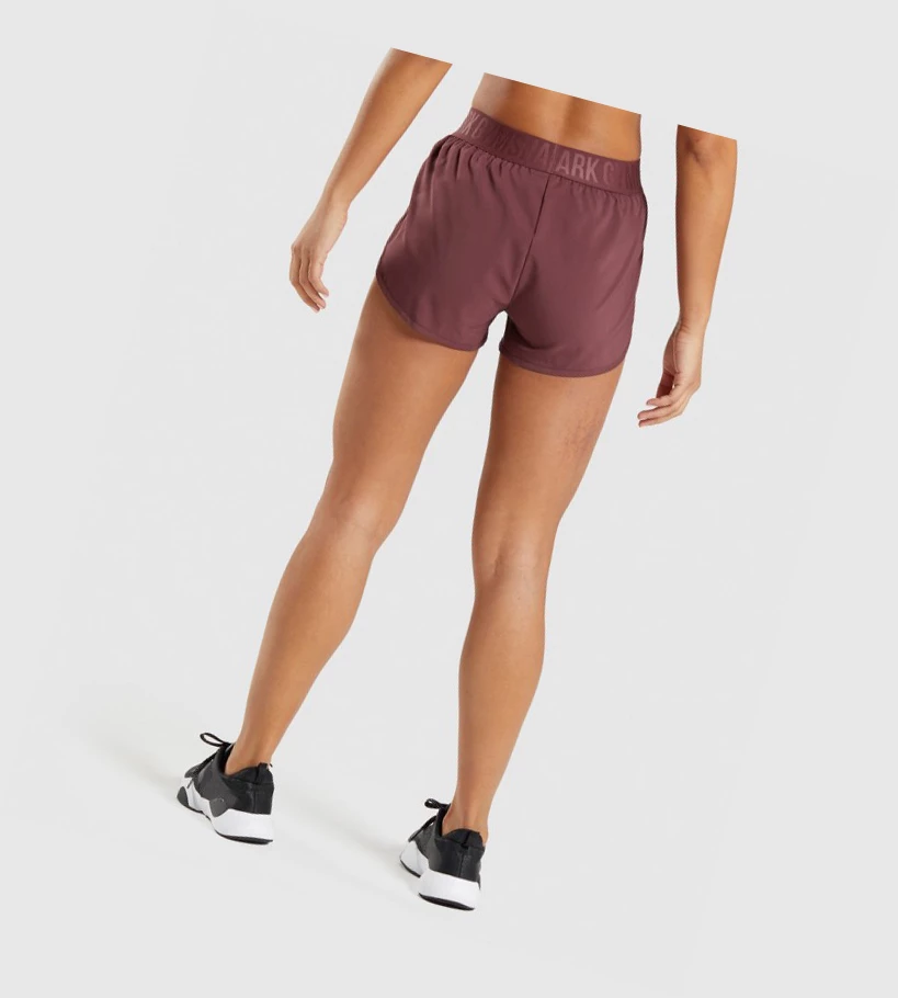 Bermudas Gymshark Entrenamiento Loose Fit Mujer Rosas Marrom | KFQSCYL-21