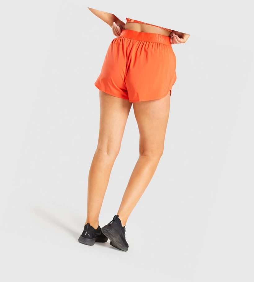 Bermudas Gymshark Entrenamiento Loose Fit Mujer Naranjas | OLIVRQK-51