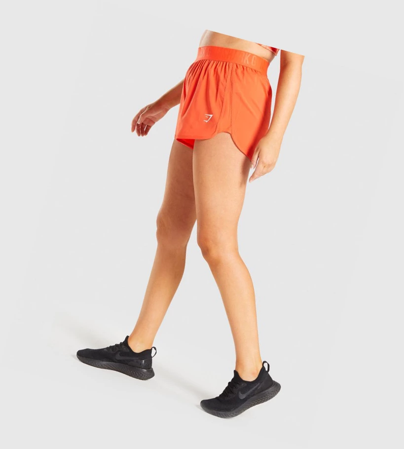 Bermudas Gymshark Entrenamiento Loose Fit Mujer Naranjas | OLIVRQK-51