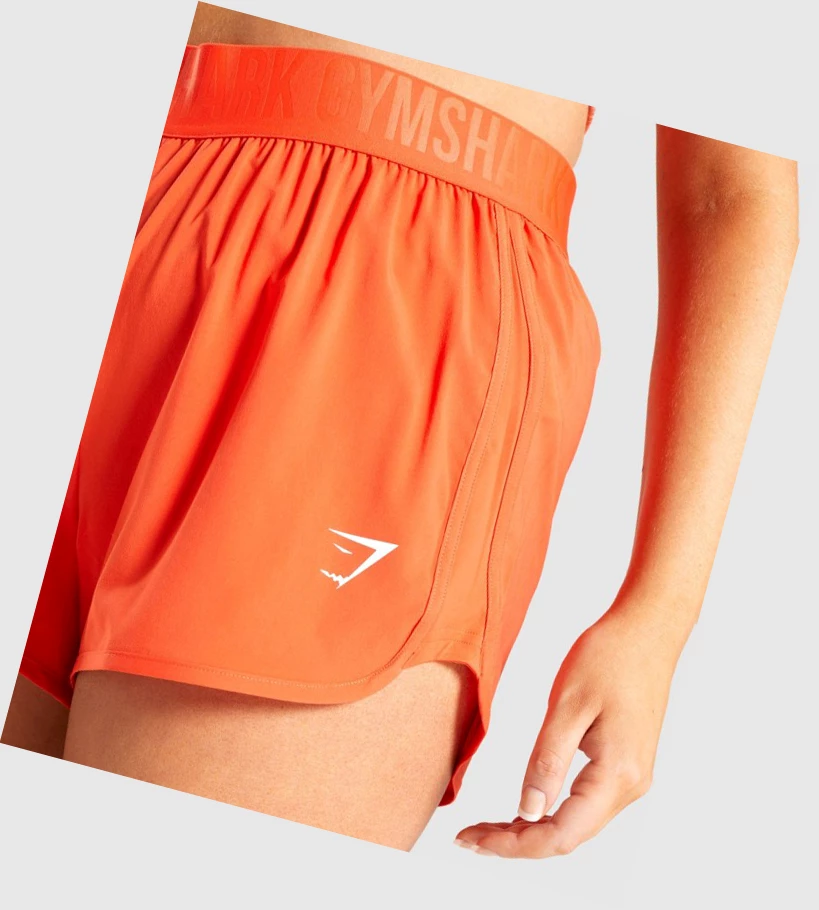 Bermudas Gymshark Entrenamiento Loose Fit Mujer Naranjas | OLIVRQK-51