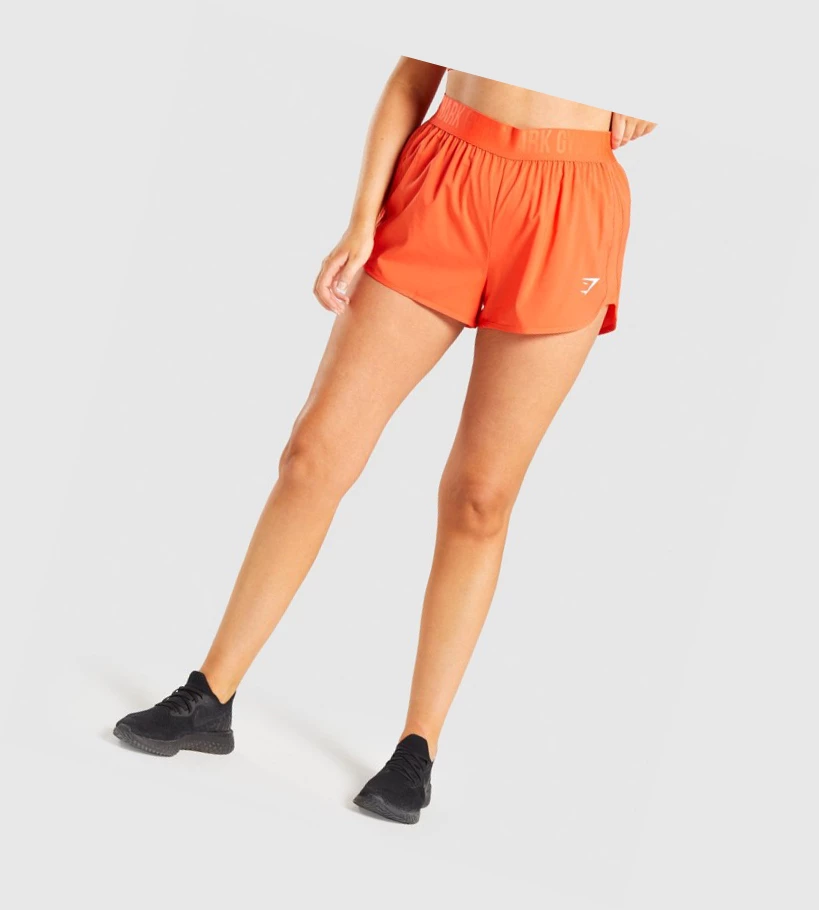 Bermudas Gymshark Entrenamiento Loose Fit Mujer Naranjas | OLIVRQK-51